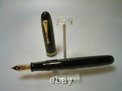 SALE NAMIKI Emperor pen black with gold rings, M nib