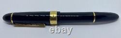 SENATOR PRESIDENT Fountain Pen- Black& Gold- Cigar/ Torpedo Shape- Montblanc 149