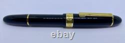 SENATOR PRESIDENT Fountain Pen- Black& Gold- Cigar/ Torpedo Shape- Montblanc 149