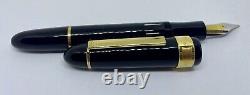 SENATOR PRESIDENT Fountain Pen- Black& Gold- Cigar/ Torpedo Shape- Montblanc 149