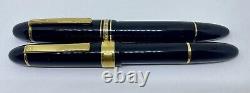 SENATOR PRESIDENT Fountain Pen- Black& Gold- Cigar/ Torpedo Shape- Montblanc 149