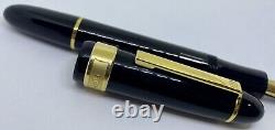 SENATOR PRESIDENT Fountain Pen- Black& Gold- Cigar/ Torpedo Shape- Montblanc 149