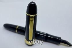 SENATOR PRESIDENT Fountain Pen- Black& Gold- Cigar/ Torpedo Shape- Montblanc 149