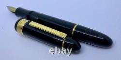 SENATOR PRESIDENT Fountain Pen- Black& Gold- Cigar/ Torpedo Shape- Montblanc 149