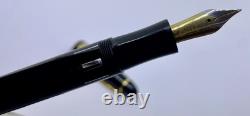 SENATOR PRESIDENT Fountain Pen- Black& Gold- Cigar/ Torpedo Shape- Montblanc 149