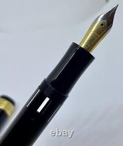 SENATOR PRESIDENT Fountain Pen- Black& Gold- Cigar/ Torpedo Shape- Montblanc 149