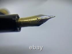 SENATOR PRESIDENT Fountain Pen- Black& Gold- Cigar/ Torpedo Shape- Montblanc 149