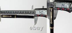 SHEAFFER CONNAISSEUR 18K 750 GOLD Nib Fountain Pen Black Scratches White Dot