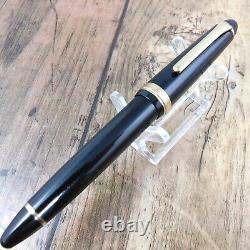 Sailor 1911 Nibm 14k Gold Founded Fountain Pen Black Made Japan A186