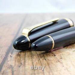 Sailor 1911 Nibm 14k Gold Founded Fountain Pen Black Made Japan A186