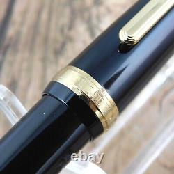 Sailor 1911 Nibm 14k Gold Founded Fountain Pen Black Made Japan A186