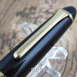 Sailor 1911 Nibm 14k Gold Founded Fountain Pen Black Made Japan A186