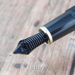 Sailor 1911 Nibm 14k Gold Founded Fountain Pen Black Made Japan A186