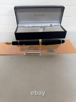 Sailor 1911 Profit Large Fountain Pen Black Gold 21K Music Nib 11-2021-920