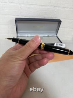 Sailor 1911 Profit Large Fountain Pen Black Gold 21K Music Nib 11-2021-920