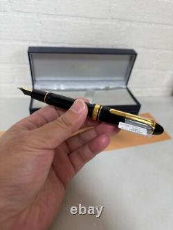 Sailor 1911 Profit Large Fountain Pen Black Gold 21K Music Nib 11-2021-920