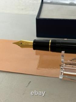 Sailor 1911 Profit Large Fountain Pen Black Gold 21K Music Nib 11-2021-920