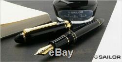 Sailor 1911 Profit Realo 21k Fountain Pen Black Fine Nib 11-3924-220