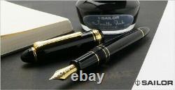 Sailor 1911 Realo Profit 21k Fountain Pen Black Broad Nib 11-3924-620