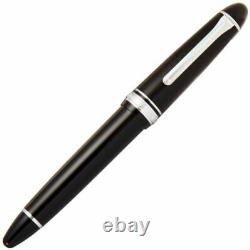 Sailor 1911 Silver Profit Large 21K Fountain Pen Black Broad Nib 11-2024-620