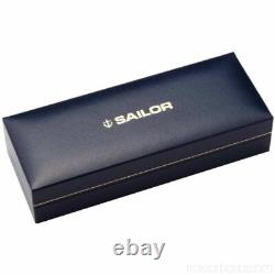 Sailor 1911 Silver Profit Large 21K Fountain Pen Black Broad Nib 11-2024-620