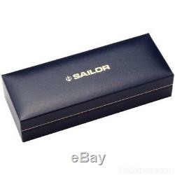 Sailor 1911 Silver Profit Large 21K Fountain Pen Black Fine Nib 11-2024-220