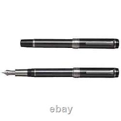 Sailor Fountain Pen 10-5070-420 CYLINT Black Stainless Steel Medium Nib