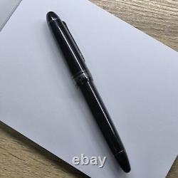 Sailor Fountain Pen Black Luster M Medium Font