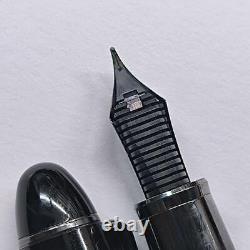 Sailor Fountain Pen Black Luster M Medium Font