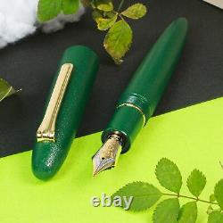 Sailor KOP King Of Pen Ebonite Urushi Iro Miyabi Green 21K Gold Nib Fountain Pen