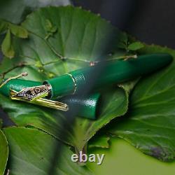 Sailor KOP King Of Pen Ebonite Urushi Iro Miyabi Green 21K Gold Nib Fountain Pen