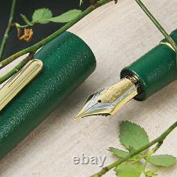 Sailor KOP King Of Pen Ebonite Urushi Iro Miyabi Green 21K Gold Nib Fountain Pen