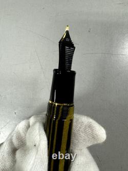 Sailor King of Pen Ebonite Black + Gold 21K B Nib Discontinued Fountain Pen