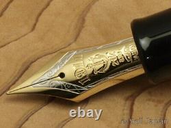 Sailor King of Pen (KOP) BK Ebonite Medium nib 21K & Wooden box 11-7002-420