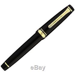 Sailor Professional Gear Black GT 21K Gold Medium Point Fountain Pen 11-2036-420