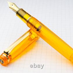 Sailor Professional Gear Slim Transparent Yellow Candy 14K Nib Fountain Pen