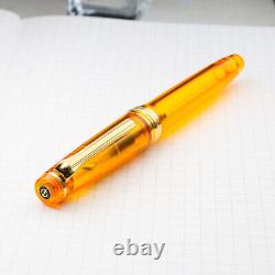 Sailor Professional Gear Slim Transparent Yellow Candy 14K Nib Fountain Pen