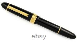 Senator President Black & Gold Fountain Pen 18k B Nib NOS (W. GERMANY)