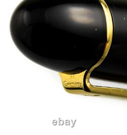 Senator President Black & Gold Fountain Pen 18k B Nib NOS (W. GERMANY)