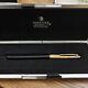 Sheaffer 23k E. P. Fountain Pen With 18k Nib Medium Boxed Black Laquer