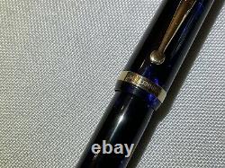 Sheaffer Balance Millennium Edition Deep Blue/Black Marbled Fountain Pen 18k Nib