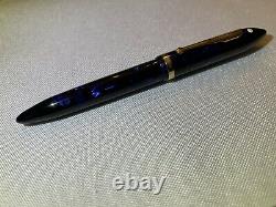 Sheaffer Balance Millennium Edition Deep Blue/Black Marbled Fountain Pen 18k Nib