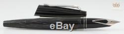 Sheaffer Intrigue 614 Shiny Black Stencilled Matte Black Fountain Pen Not Used