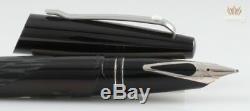 Sheaffer Intrigue 614 Shiny Black Stencilled Matte Black Fountain Pen Not Used