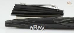 Sheaffer Intrigue 614 Shiny Black Stencilled Matte Black Fountain Pen Not Used