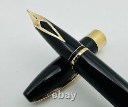 Sheaffer Legacy 1 Touchdown Black Fountain Pen 18K Gold Nib