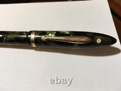 Sheaffer Lifetime vintage fountain pen, Black and Pearl, 14K fine nib, USA
