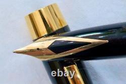 Sheaffer Snorkel Pfm III O/size Fountain Pen Black C1960 F/restored With Case