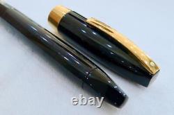 Sheaffer Snorkel Pfm III O/size Fountain Pen Black C1960 F/restored With Case