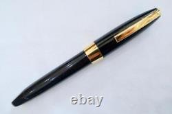 Sheaffer Snorkel Pfm III O/size Fountain Pen Black C1960 F/restored With Case